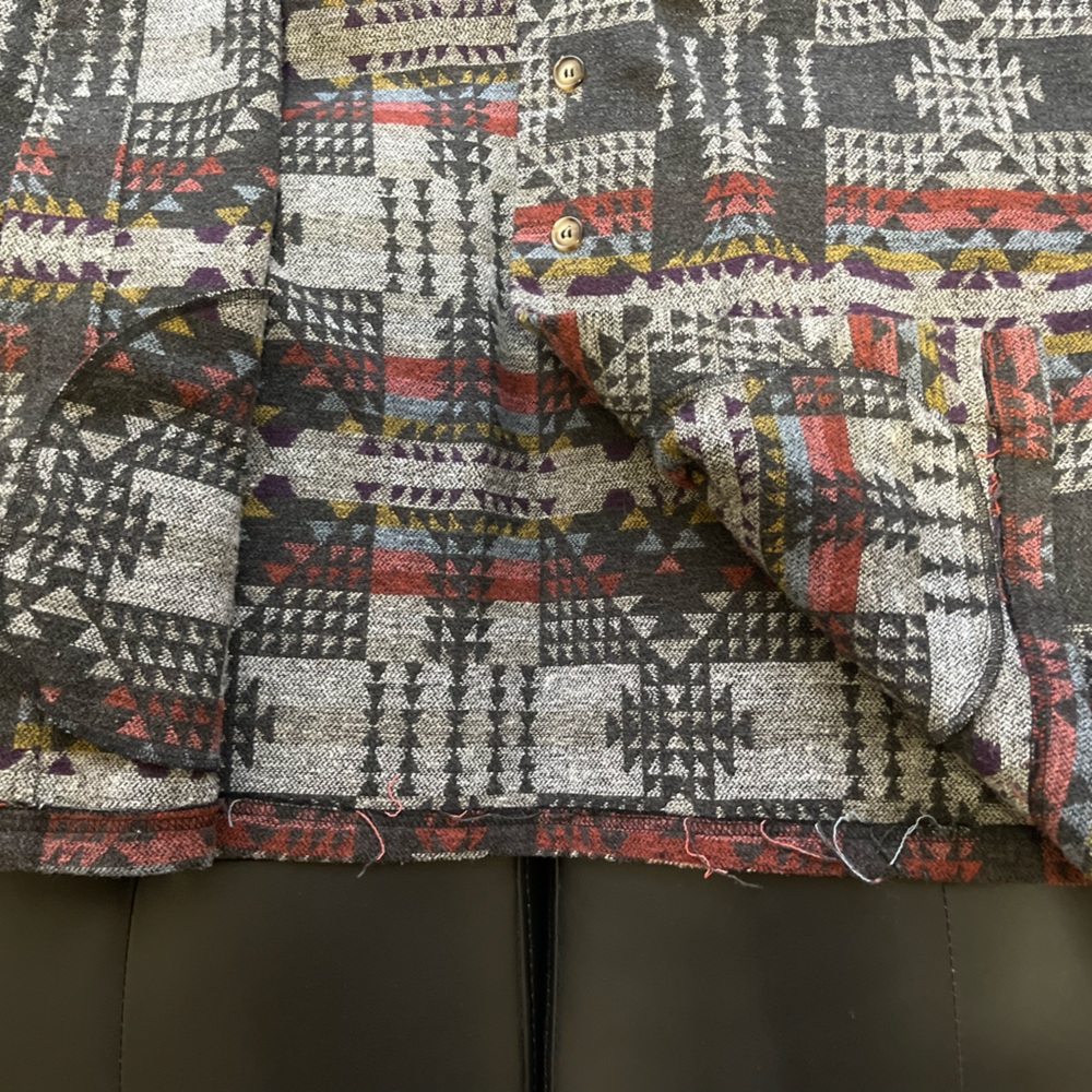 Patterned Bomber Jacket - image 5